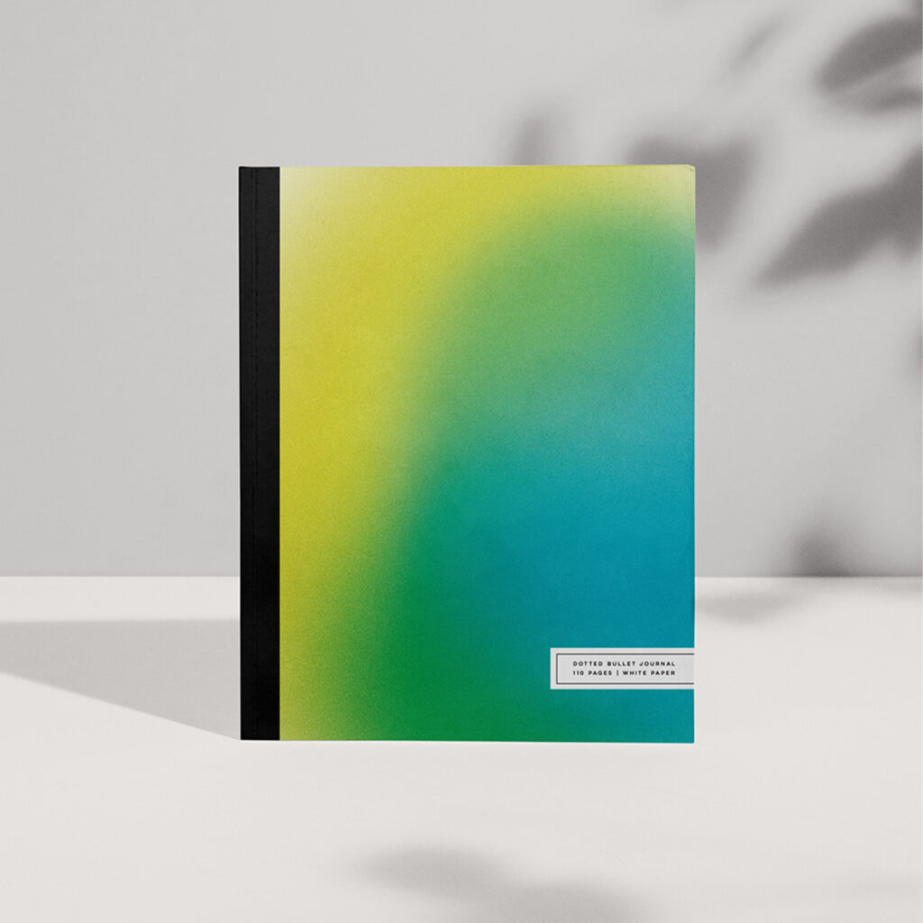 This collection of brightly colored bullet journals will will bring energy and excitement to all your notes.